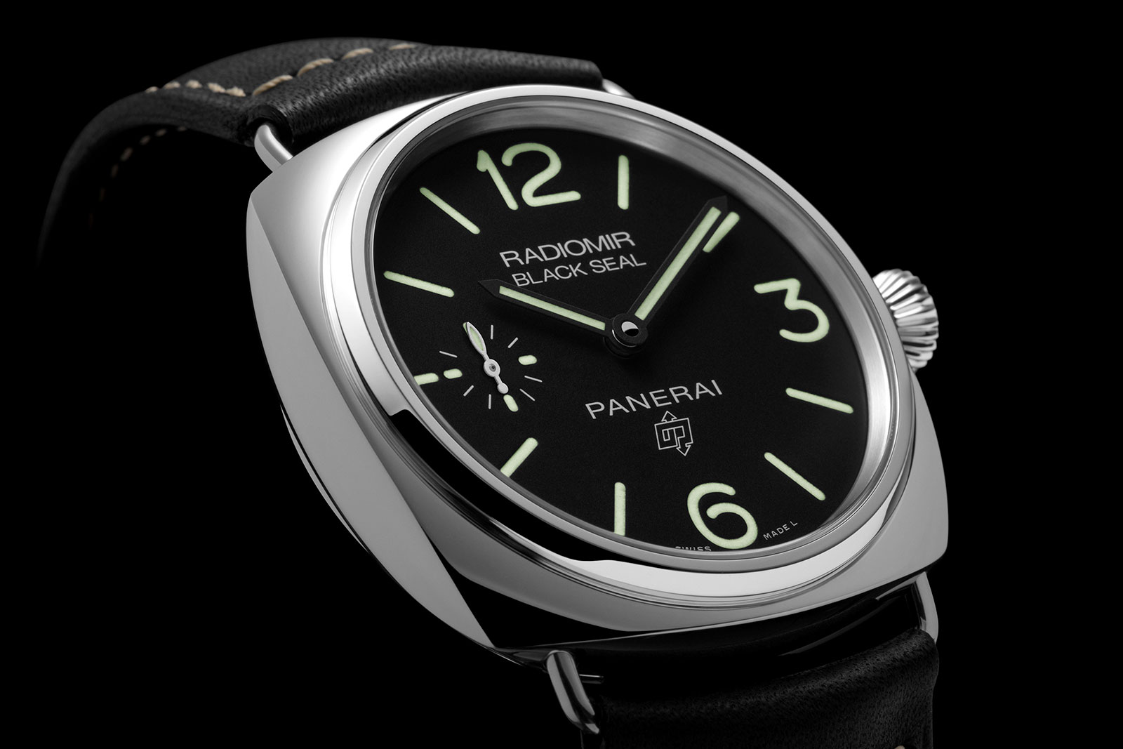 Panerai Radiomir Logo 3 Days Acciaio Entry-Level Black Seal Stainless Steel 45mm Replica Watch Review